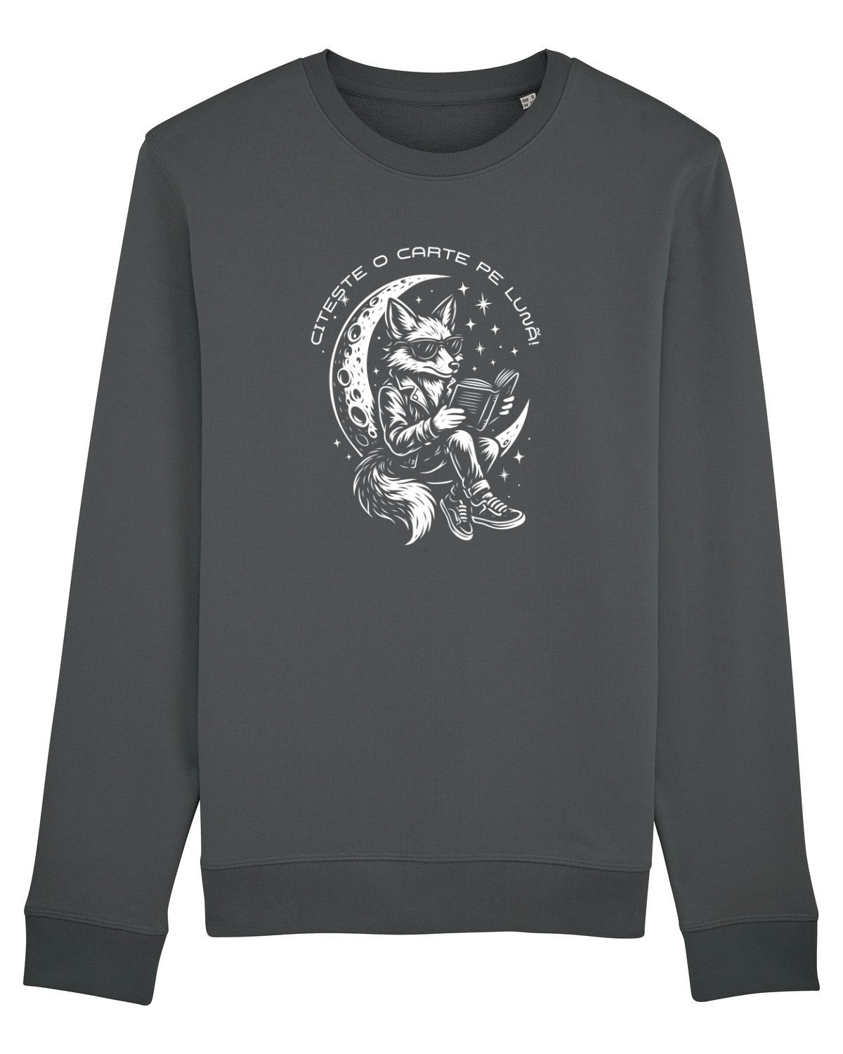 Bluză mânecă lungă Unisex Rise Anthracite
