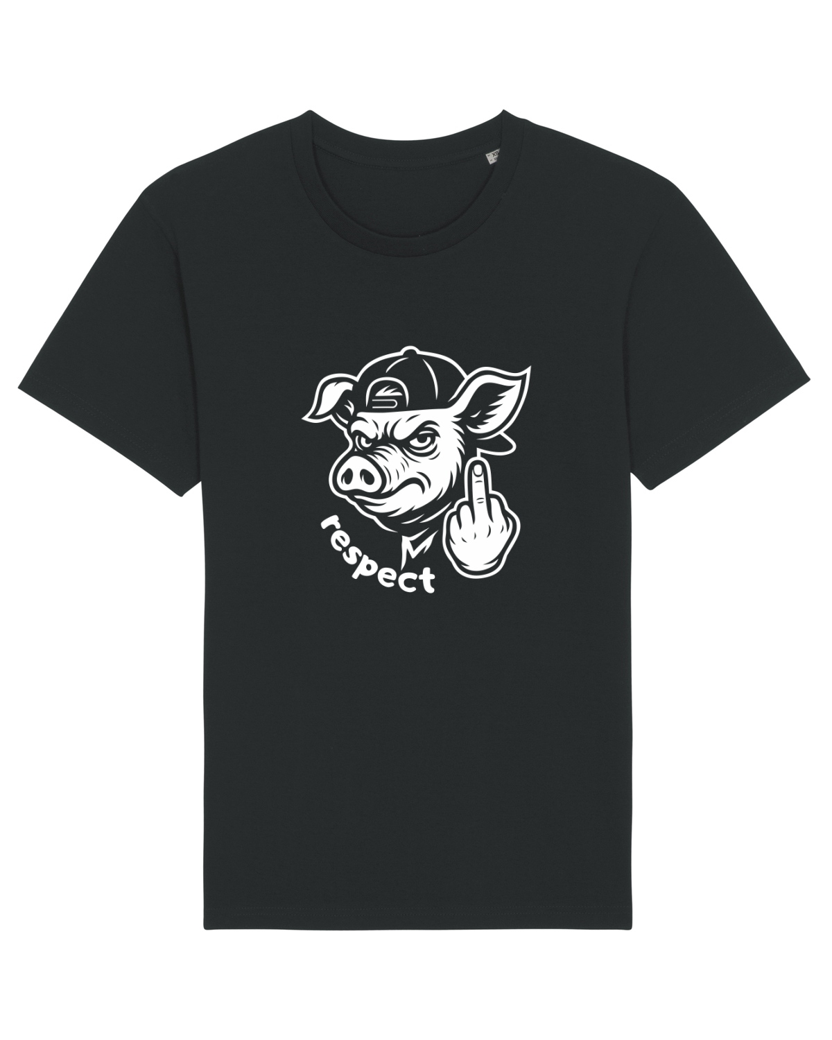 Tricou mânecă scurtă Unisex Rocker Black