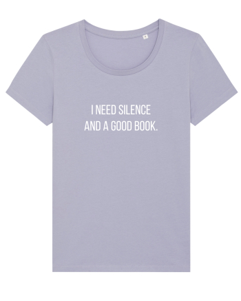 Silence and a good book Lavender