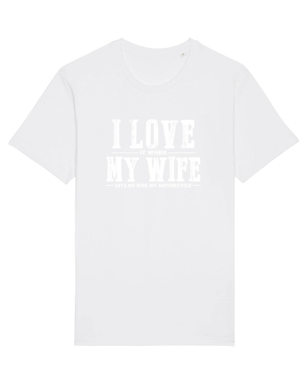 Tricou mânecă scurtă Unisex Rocker White