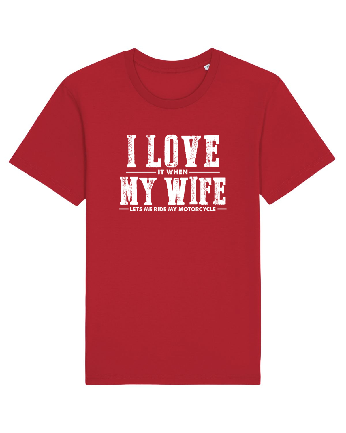 Tricou mânecă scurtă Unisex Rocker Red