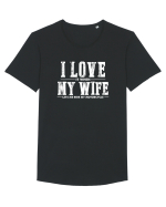 Love my motorcycle Tricou mânecă scurtă guler larg Bărbat Skater