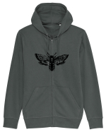 Death Moth Hanorac cu fermoar Unisex Connector