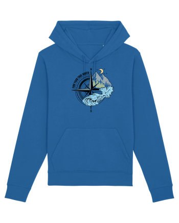 Find your true north Royal Blue