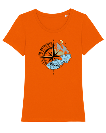 Find your true north Bright Orange