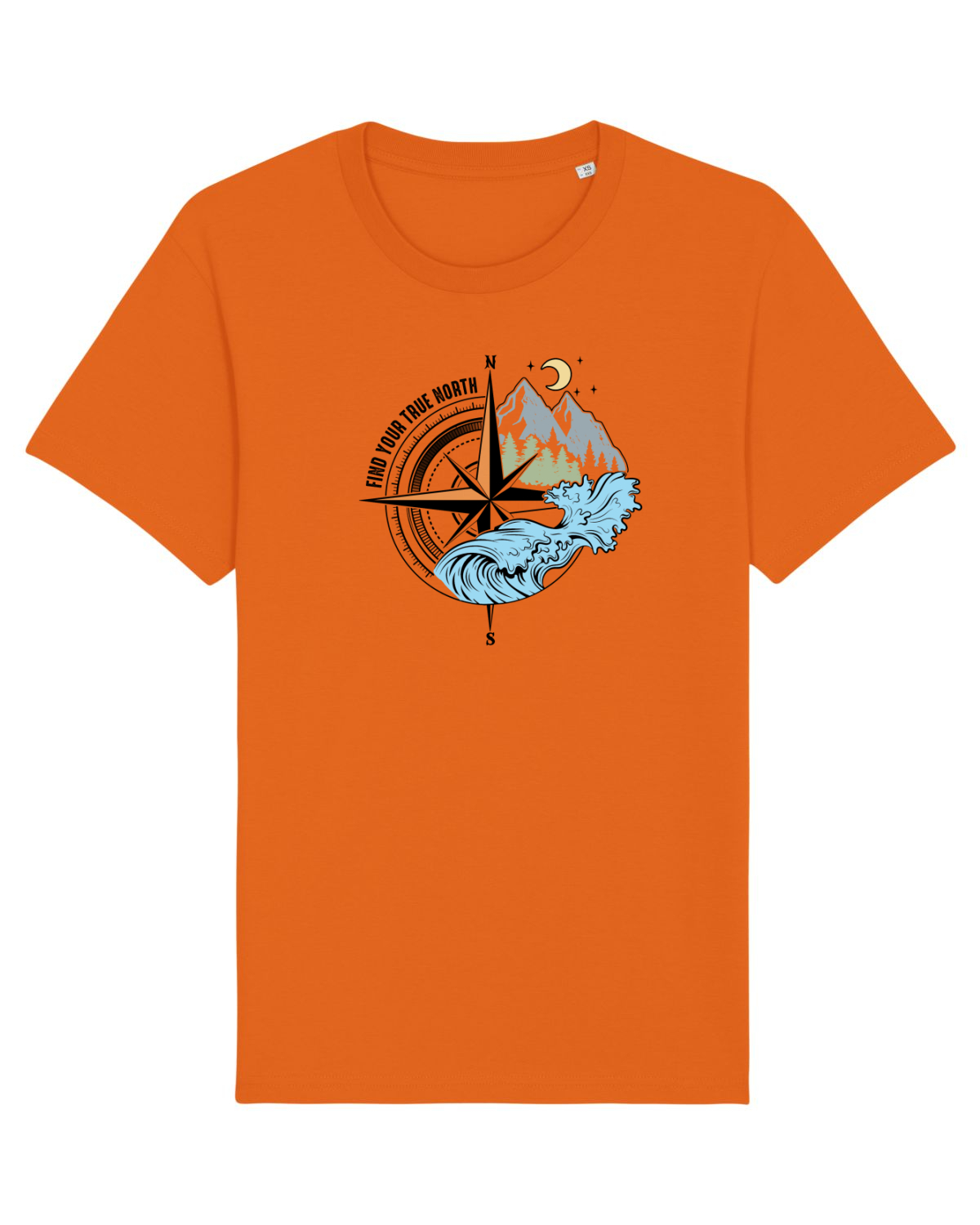 Tricou mânecă scurtă Unisex Rocker Bright Orange