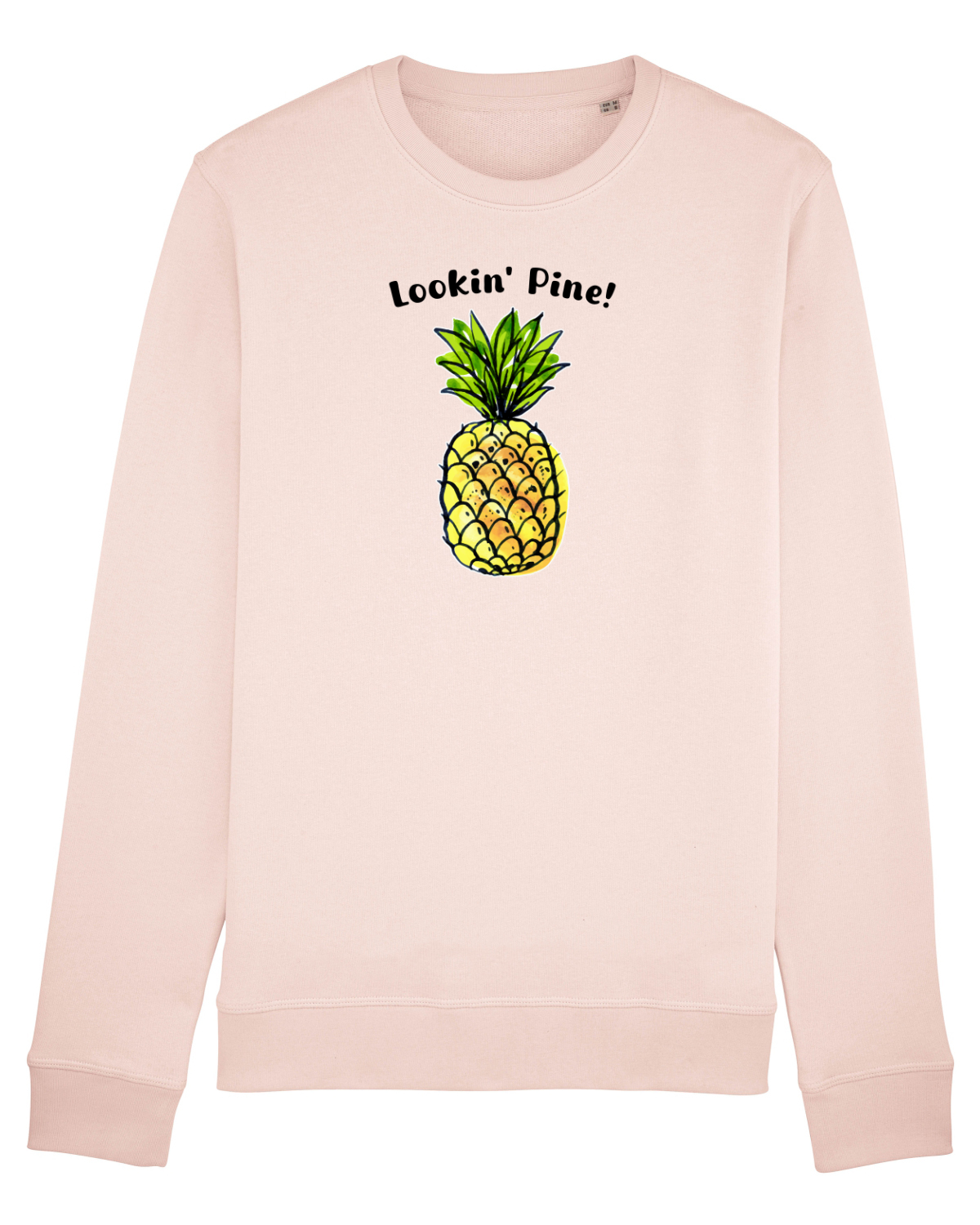 Bluză mânecă lungă Unisex Rise Candy Pink