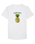 Looking Pine Tricou mânecă scurtă guler larg Bărbat Skater