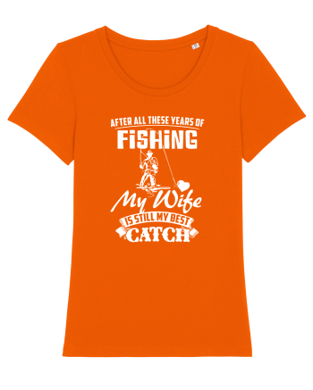 My Wife is my Best Catch Bright Orange