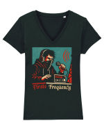 Pirate Frequency Tricou mânecă scurtă guler V Damă Evoker