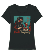 Pirate Frequency Tricou mânecă scurtă guler larg fitted Damă Expresser
