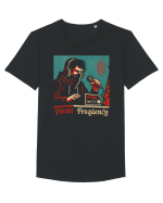 Pirate Frequency Tricou mânecă scurtă guler larg Bărbat Skater