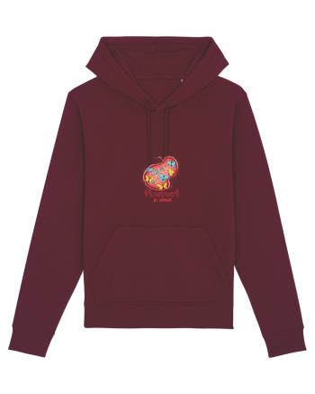 FLUTURI IN STOMAC - INDRAGOSTITI - VALENTINE`S - DRAGOBETE Burgundy