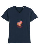 FLUTURI IN STOMAC - INDRAGOSTITI - VALENTINE`S - DRAGOBETE Tricou mânecă scurtă guler V Bărbat Presenter