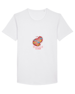 FLUTURI IN STOMAC - INDRAGOSTITI - VALENTINE`S - DRAGOBETE Tricou mânecă scurtă guler larg Bărbat Skater