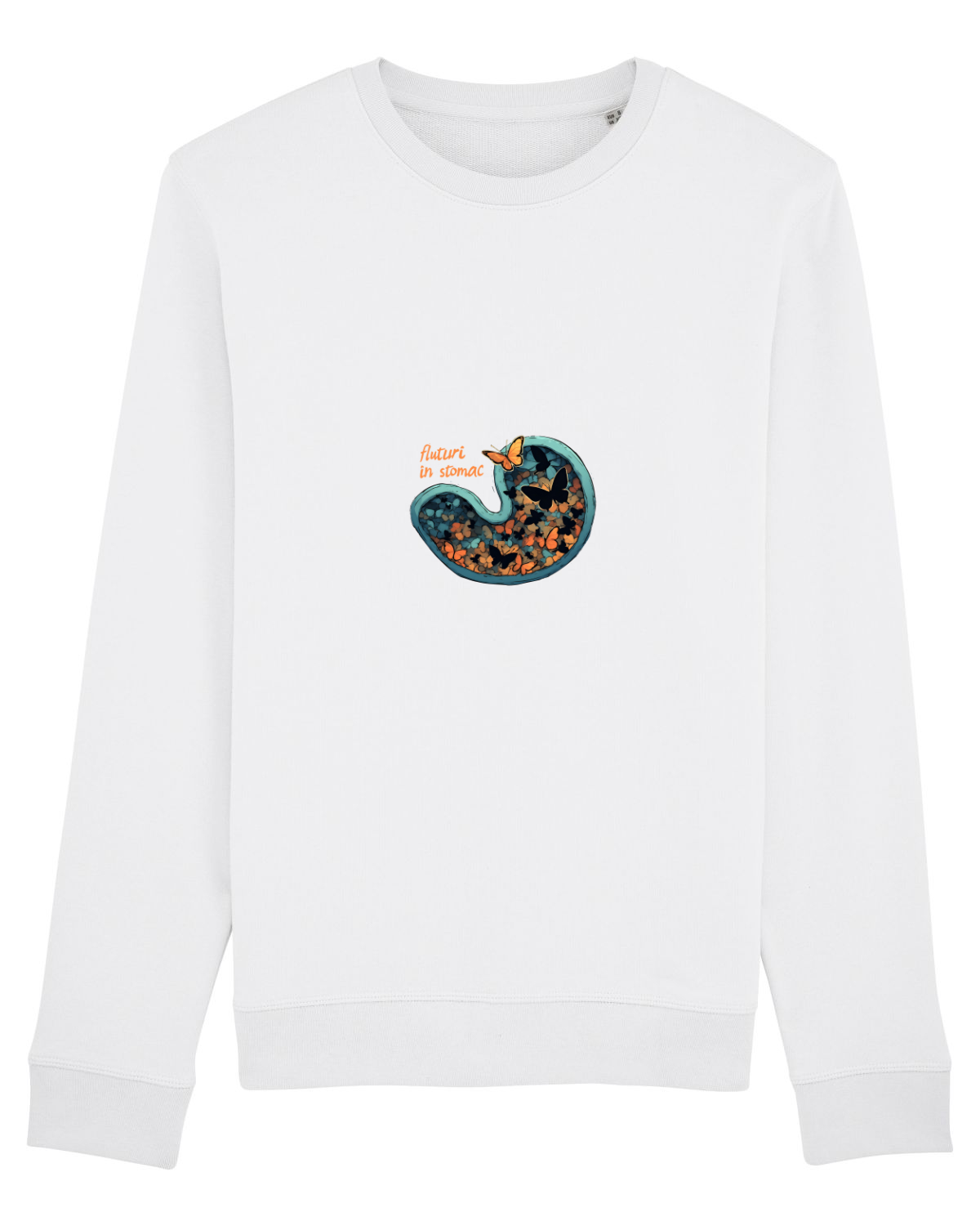 Bluză mânecă lungă Unisex Rise White