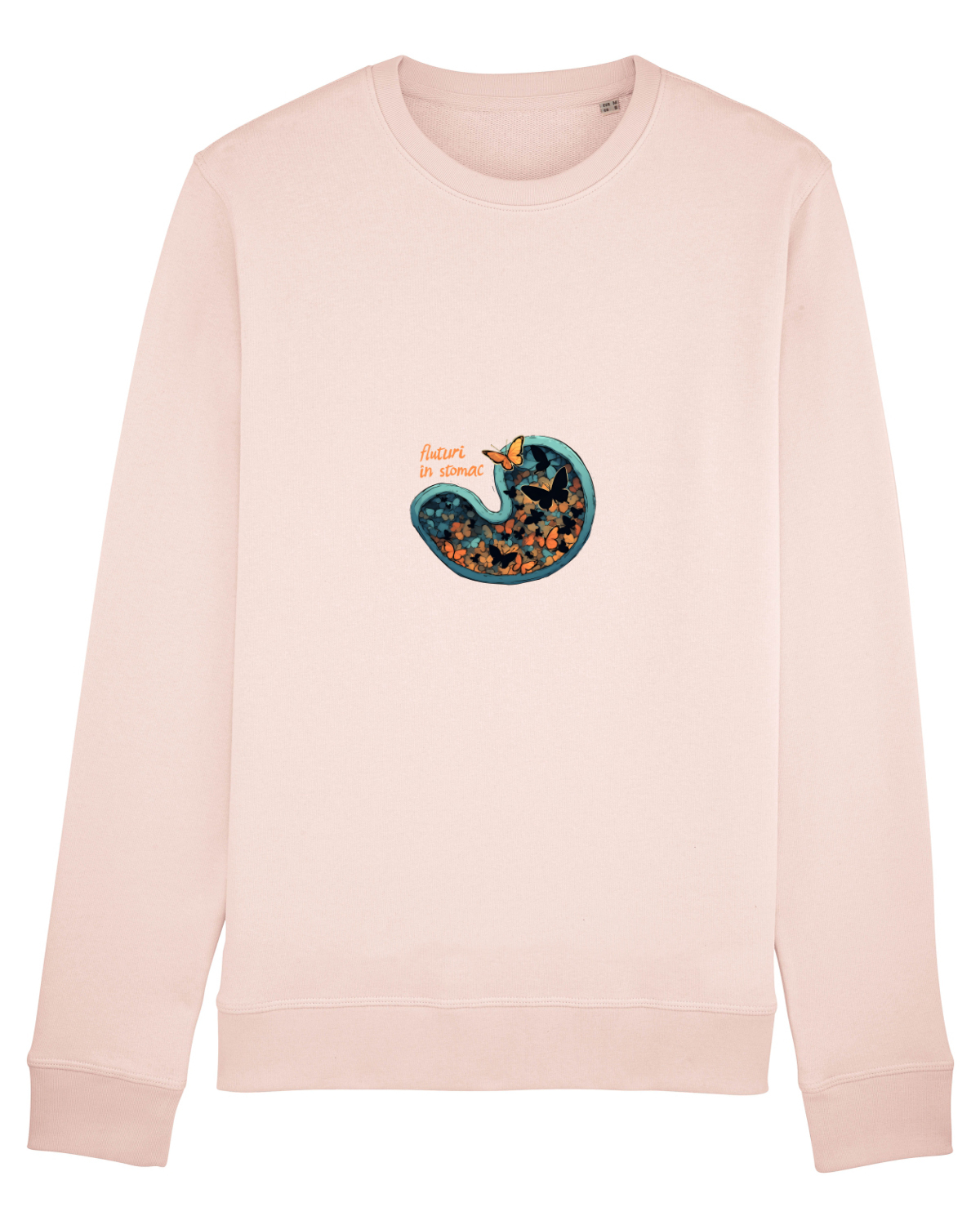 Bluză mânecă lungă Unisex Rise Candy Pink
