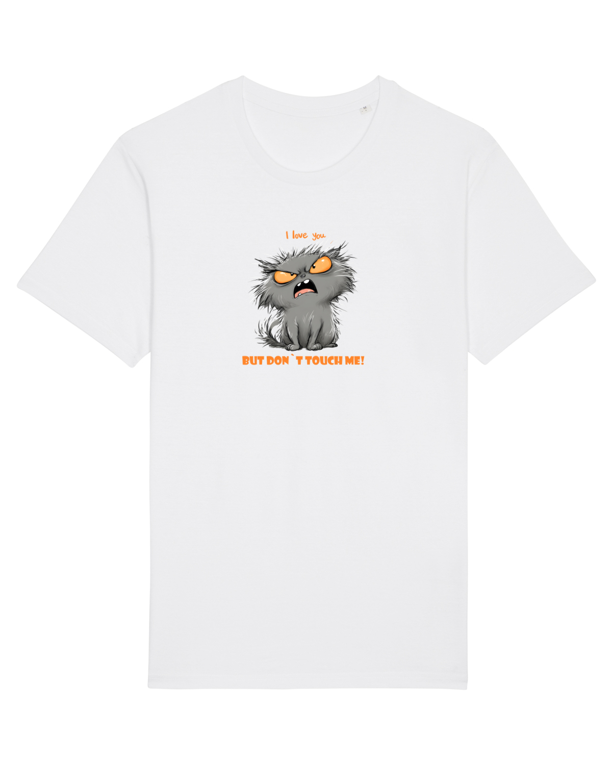 Tricou mânecă scurtă Unisex Rocker White