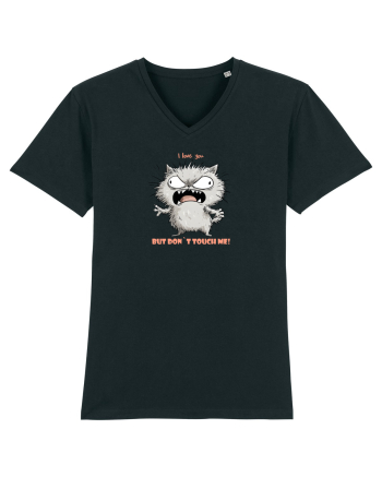 I LOVE YOU BUT DON`T TOUCH ME  - VALENTINE`S - DRAGOBETE  2 Black