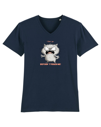 I LOVE YOU BUT DON`T TOUCH ME  - VALENTINE`S - DRAGOBETE  2 French Navy