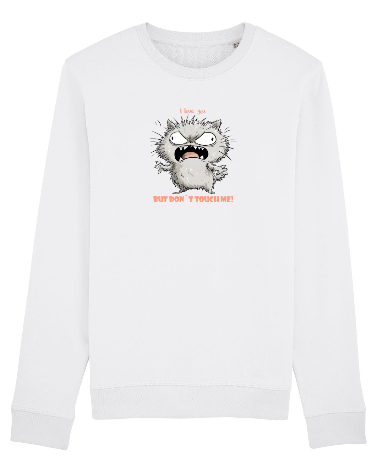 Bluză mânecă lungă Unisex Rise White