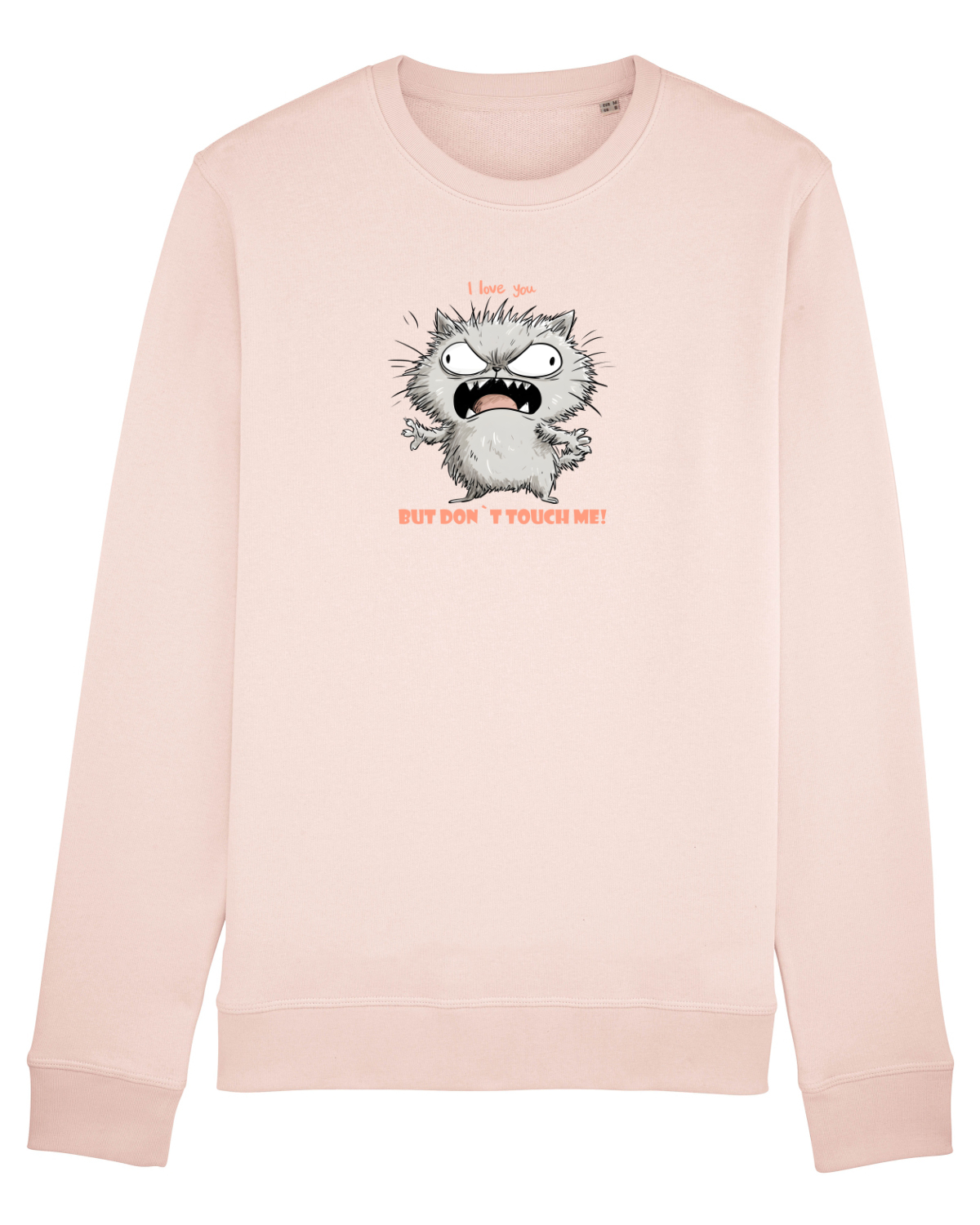 Bluză mânecă lungă Unisex Rise Candy Pink