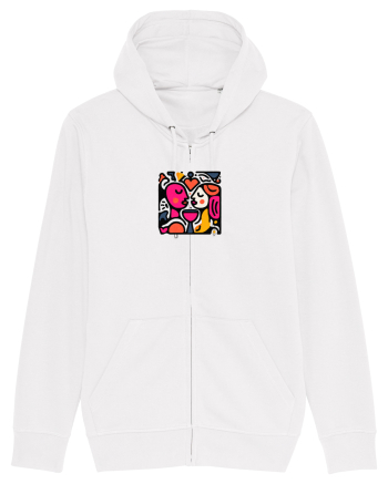 IUBIRE - INIMA - CUPLU  - GEOMETRIC - CUBIST White