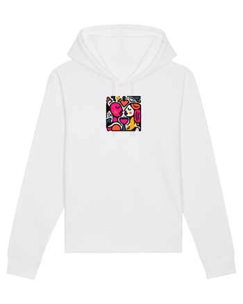 IUBIRE - INIMA - CUPLU  - GEOMETRIC - CUBIST White