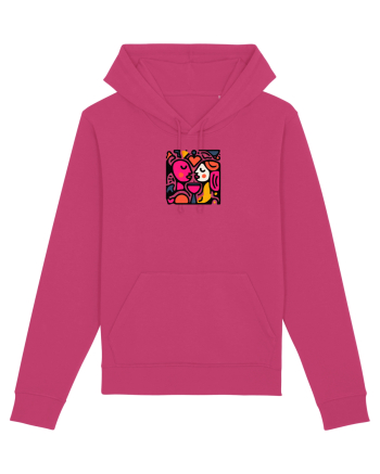 IUBIRE - INIMA - CUPLU  - GEOMETRIC - CUBIST Raspberry