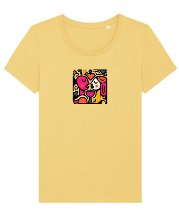 IUBIRE - INIMA - CUPLU  - GEOMETRIC - CUBIST Jojoba