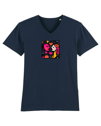 IUBIRE - INIMA - CUPLU  - GEOMETRIC - CUBIST French Navy