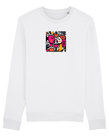 IUBIRE - INIMA - CUPLU  - GEOMETRIC - CUBIST White