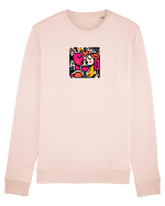 IUBIRE - INIMA - CUPLU  - GEOMETRIC - CUBIST Bluză mânecă lungă Unisex Rise