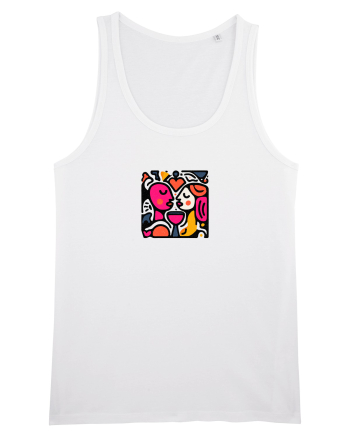 IUBIRE - INIMA - CUPLU  - GEOMETRIC - CUBIST White