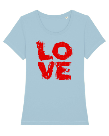 IUBIRE -LOVE - CUPLU  -GRAFFITI  Sky Blue