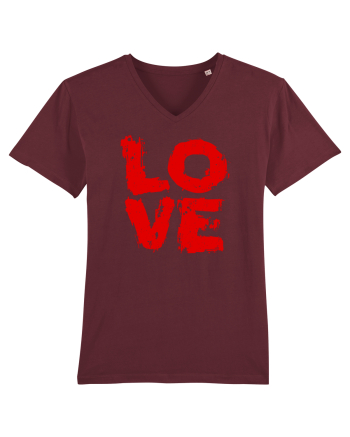 IUBIRE -LOVE - CUPLU  -GRAFFITI  Burgundy