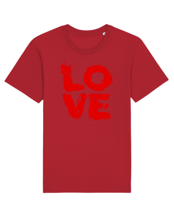 IUBIRE -LOVE - CUPLU  -GRAFFITI  Red
