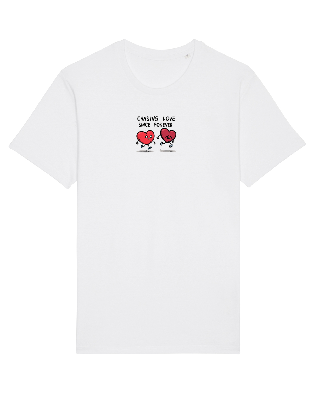Tricou mânecă scurtă Unisex Rocker White