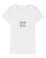CHASING LOVE SINCE FOREVER - MEREU  IN CAUTAREA IUBIRII 2 Tricou mânecă scurtă guler V Damă Evoker