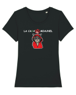 La casa de Miaunel Tricou mânecă scurtă guler larg fitted Damă Expresser