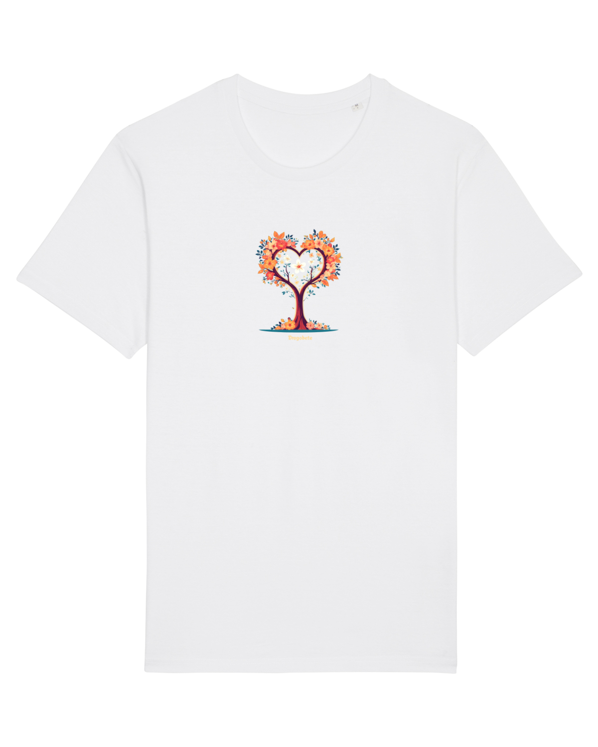 Tricou mânecă scurtă Unisex Rocker White