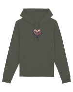 DRAGOBETE - VALENTINE`S DAY - INIMA - FLORI stil tatuaj Hanorac Unisex Drummer