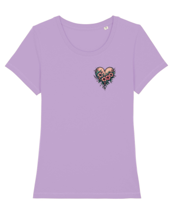 DRAGOBETE - VALENTINE`S DAY - INIMA - FLORI stil tatuaj - lateral Lavender Dawn