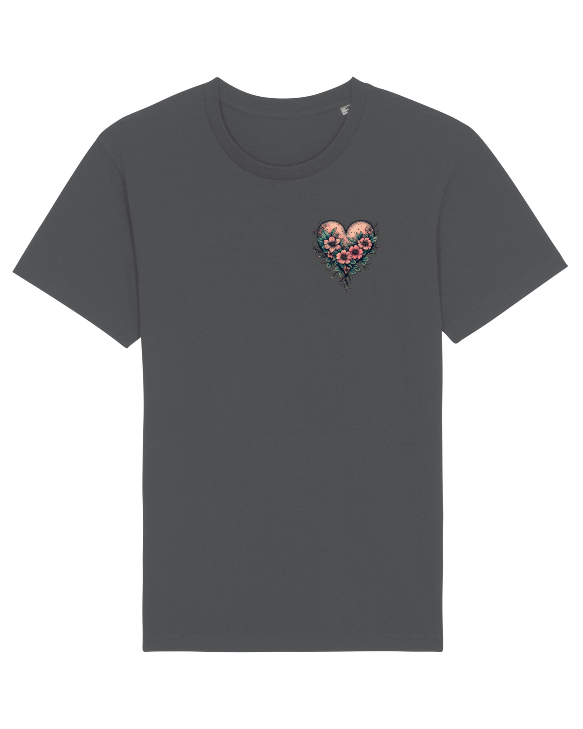 Tricou mânecă scurtă Unisex Rocker Anthracite