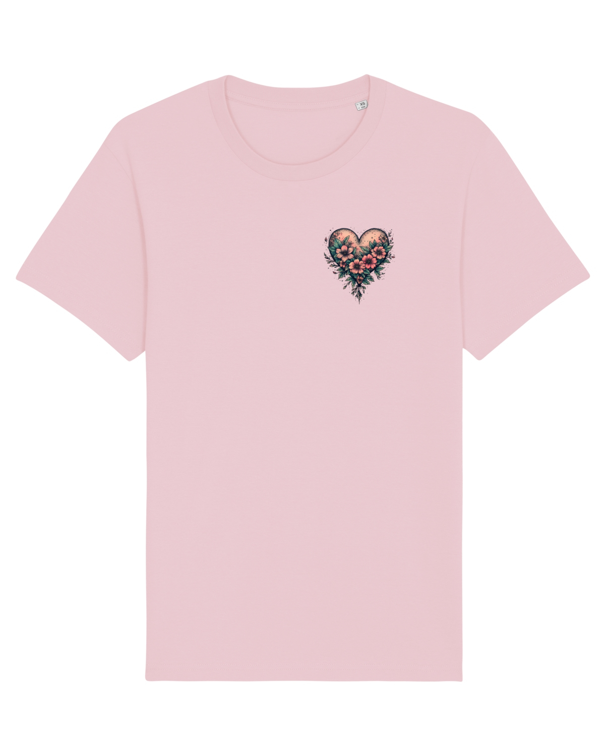 Tricou mânecă scurtă Unisex Rocker Cotton Pink