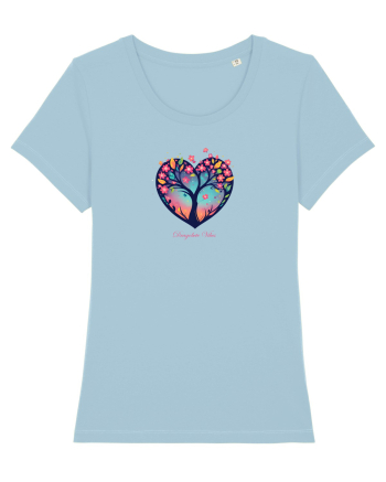 DRAGOBETE VIBES - INIMA - COPAC - FLORI - TRADITIONAL - ROMANESC Sky Blue