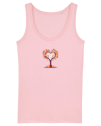 DRAGOBETE  - INIMA - COPAC - FLORI - TRADITIONAL - ROMANESC Cotton Pink