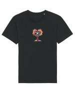 DRAGOBETE  - INIMA - COPAC - FLORI - TRADITIONAL - ROMANESC Tricou mânecă scurtă Unisex Rocker