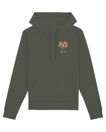 DRAGOBETE  - INIMA - COPAC - FLORI - TRADITIONAL - ROMANESC - lateral Khaki