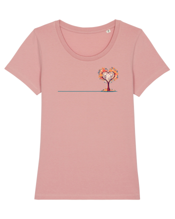 DRAGOBETE  - INIMA - COPAC - FLORI - TRADITIONAL - ROMANESC - lateral Canyon Pink